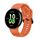 Cinturino in silicone monocolore con fibbia nera per orologio For Honor Watch Fit (arancione) Cinturino in silicone monocolore con fibbia nera per orologio For Honor Watch Fit (arancione)
