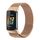 Cinturino per orologio magnetico in metallo Milanese xDfind per Fitbit Charge 6/5, taglia: L (oro rosa)