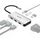 WAVLINK UMD304 Convertitore USB-C a Dual HD 4K 60Hz HUB Docking station per laptop 7 in 1