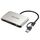WAVLINK WL-UG69DH2 Splitter adattatore DisplayPort da USB+Tipo-C a doppio monitor HD 4K (Argento) WAVLINK WL-UG69DH2 Splitter adattatore DisplayPort da USB+Tipo-C a doppio monitor HD 4K (Argento)