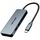 WAVLINK UHP3416 7-in-1 PD100W Lettore di schede SD/TF con ricarica 4K HD Stazione di aggancio di tipo C (grigio)