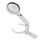 Lente d'ingrandimento portatile pieghevole da 90 mm 10X con 8 luci LED