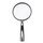 Lente d'ingrandimento portatile 2/4X da 110 mm, lente d'ingrandimento in acrilico HD da lettura Lente d'ingrandimento portatile 2/4X da 110 mm, lente d'ingrandimento in acrilico HD da lettura