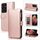 Per Samsung Galaxy S21 Ultra 5G Case in pelle a flip orizzontale in cerniera in microfibra (oro rosa) Per Samsung Galaxy S21 Ultra 5G Case in pelle a flip orizzontale in cerniera in microfibra (oro rosa)
