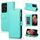 Per Samsung Galaxy S21 Ultra 5G Case in pelle a flip orizzontale in microfibra (verde) Per Samsung Galaxy S21 Ultra 5G Case in pelle a flip orizzontale in microfibra (verde)