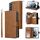 Per Samsung Galaxy S22 5G 9 Slot Casetto con cerniera con cerniera Custodia per telefono (Brown) Per Samsung Galaxy S22 5G 9 Slot Casetto con cerniera con cerniera Custodia per telefono (Brown)