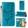 Per Alcatel 1L 2021 Custodia per telefono in pelle farfalla in rilievo (blu) Per Alcatel 1L 2021 Custodia per telefono in pelle farfalla in rilievo (blu)
