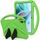 Per Motorola Moto Tab G70 EVA Shockproof Tablet Case con supporto (verde)