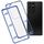 Per Samsung Galaxy S21 Ultra 5G HD Magnetic Metal Temped Glass Case (blu)