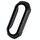 Per Xiaomi Mi Band 6/5/4/3 PC + Glass Watch temperato (nero)
