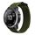 22 mm gancio e anello di fissaggio nylon watch band (verde)