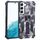 Per Samsung Galaxy S22 5G CAMOUFFAGE Armor Kickstand TPU + PC Magnetic Telefono (Grigio) Per Samsung Galaxy S22 5G CAMOUFFAGE Armor Kickstand TPU + PC Magnetic Telefono (Grigio)