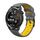 Per Huawei Watch GT Runner Trapezoidal Trapezoidale Silicone Watch Band (Grey Yellow) Per Huawei Watch GT Runner Trapezoidal Trapezoidale Silicone Watch Band (Grey Yellow)