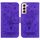 Per Samsung Galaxy S22 5G Custodia per telefono in pelle in rilievo in rilievo a farfalla (viola) Per Samsung Galaxy S22 5G Custodia per telefono in pelle in rilievo in rilievo a farfalla (viola)