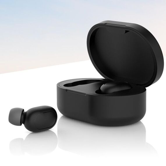 Custodia in silicone auricolare Bluetooth per Redmi AirDots (nero)