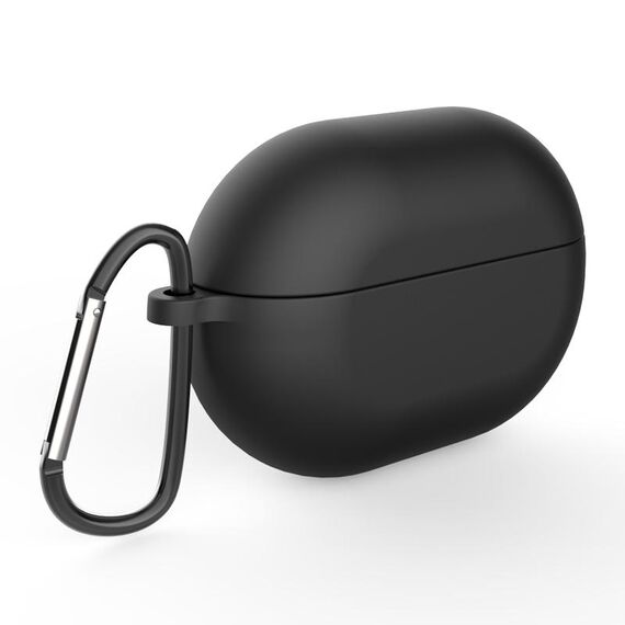 Custodia di protezione in silicone auricolare per Huawei Freebuds Pro, Tipo: con fibbia (nero)
