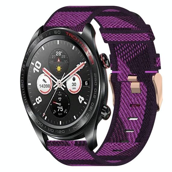 Per onore orologio da sogno 22mm nylon watch watch (viola)