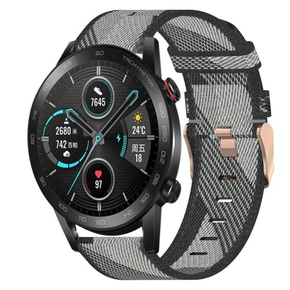 Per onore MagicWatch2 42mm 20mm Nylon Woven Watch Band (Grey)