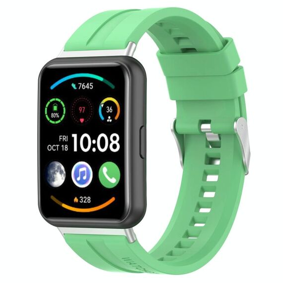 Per cinturino Huawei Watch Fit 2 con battistrada (verde menta)