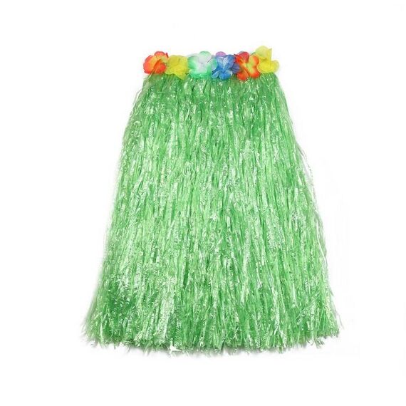 3 pezzi hawaiani hula party show dress up puntelli, dimensioni: 40 cm (doppio strato verde)