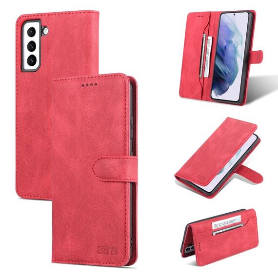 Per Samsung Galaxy S22 5G AZNS Dream II Pelle Sensazione della custodia in pelle flip orizzontale (rosso)
