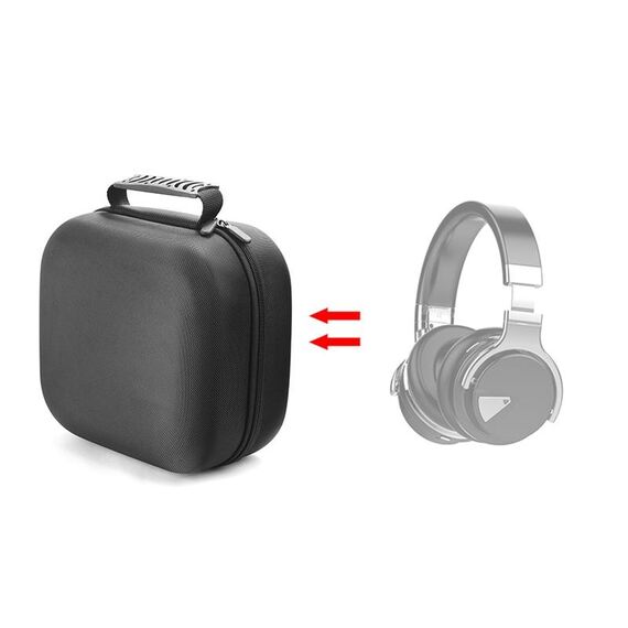 Per il sacchetto di stoccaggio protettivo auricolare di Casmently (nero)