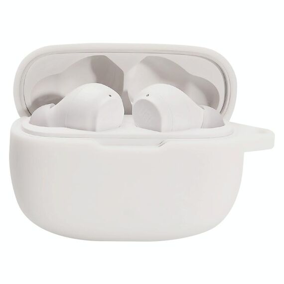 Per custodia protettiva per auricolari in silicone JBL WAVE 200TWS (bianco)