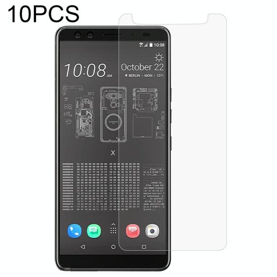 Pellicola di vetro temperato da 10 pezzi da 0,26 mm 9h 2.5D per HTC EXODUS 1