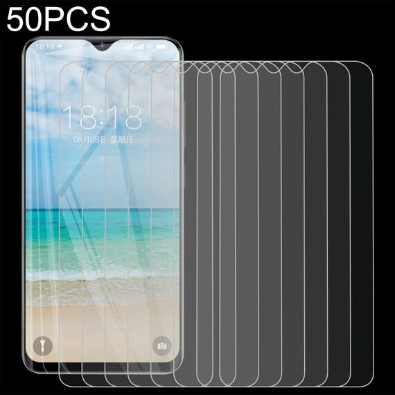 Film di vetro temperato da 50 pezzi 0.26mm 9h 2.5D per Philips PH2