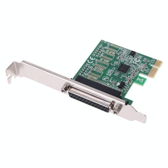 PORTA PORTA PARALLEL DB25 25PIN PCIE RISER STAMPANTE STAMPANTE LPT a PCI-E Schede Express AX99100 Adattatore convertitore