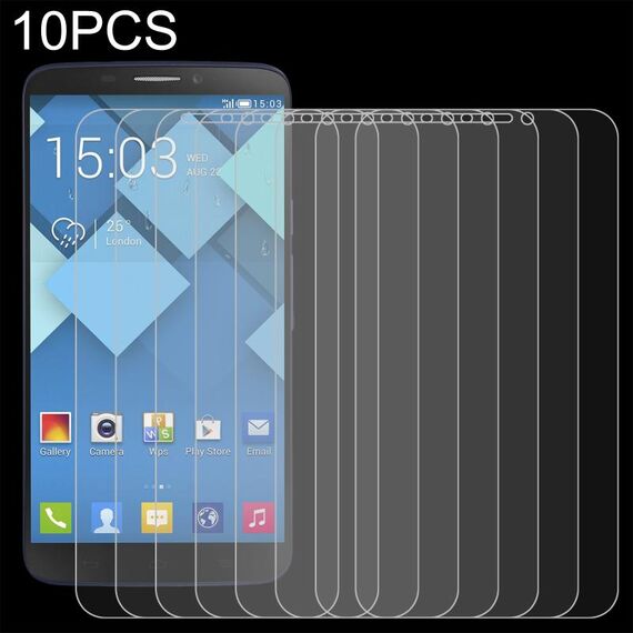 10 pz 0.26mm 9h Film in vetro temperato per Alcatel Hero N3 8020