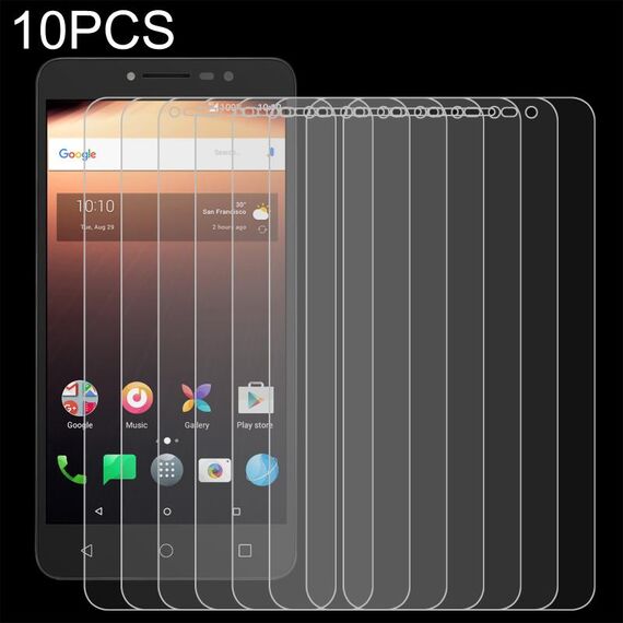 Pellicola in vetro temperato da 10 pezzi da 0,26 mm 9h 2.5D per Alcatel A3 XL