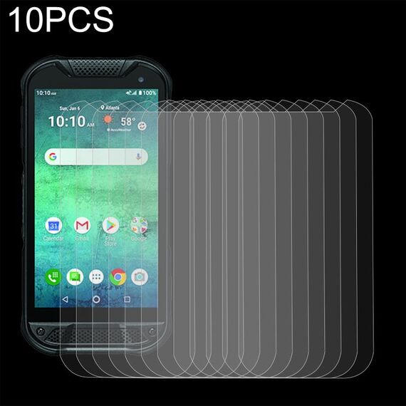 10 pz 0.26mm 9h 2.5D Pellicola in vetro temperato per Kyocera Duraforce Pro 2 AT & T
