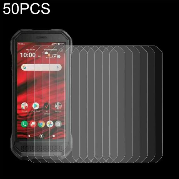 50 pz 0.26mm film in vetro temperato 9h 2.5D per Kyocera Duraforce Ultra 5G