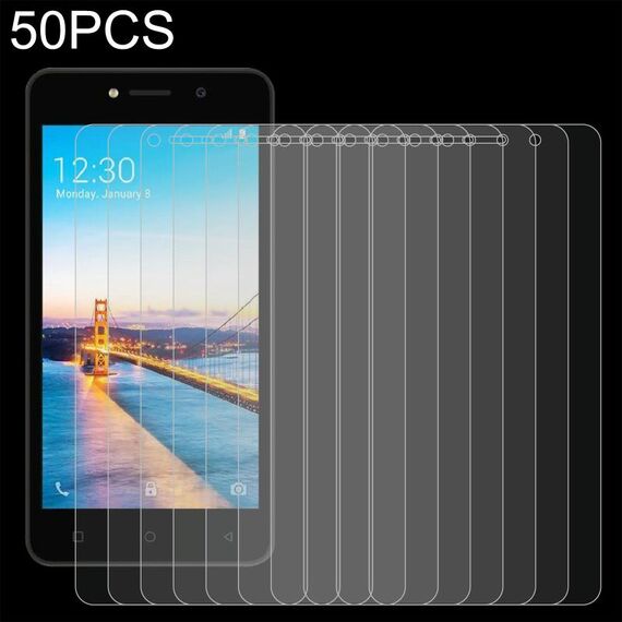 Film in vetro temperato da 50 pezzi 0.26mm 9h 2.5D per Tecno A15