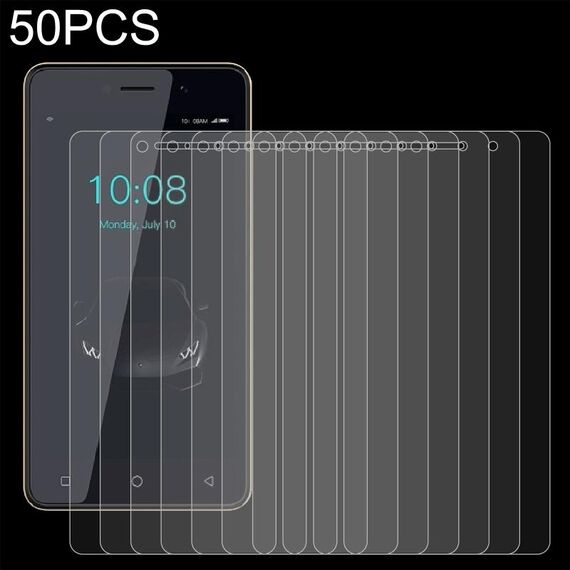 50 pz 0.26mm 9h 2.5D film in vetro temperato per Tecno Nota 4