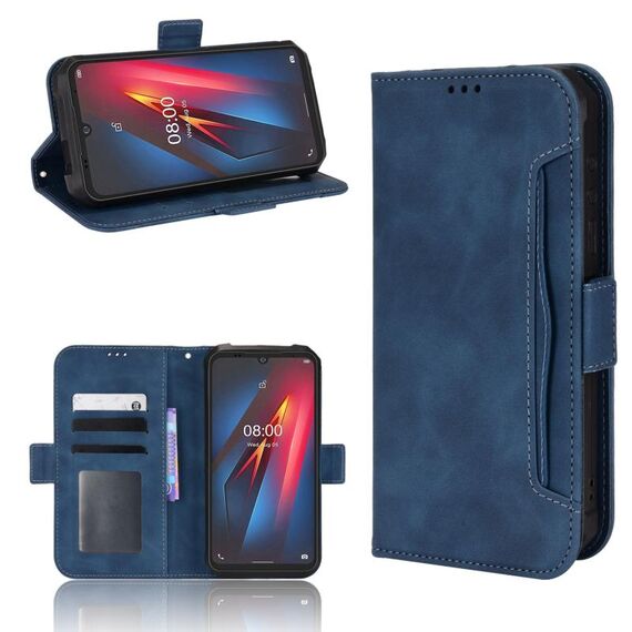 Per Ulefone Armor 8 Skin Feel Case del cellulare del vitello del vitello (blu)