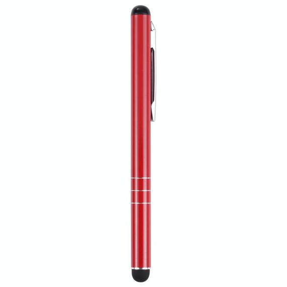 Penna da scrittura del telefono cellulare di tre anelli universali (rosso)