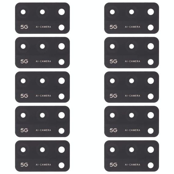 Per OPPO A55 5G PEMM00, PEMM20, PEMT00, PEMT20 Obiettivo fotocamera posteriore da 10 pezzi