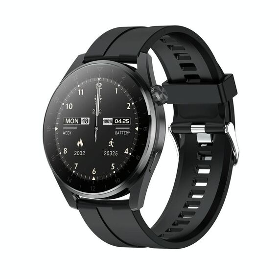 T3 IP68 1,36 pollici orologio da orologio in silicone con schermo Smart Smart (nero)