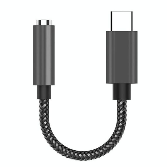 Ta14 USB-C / Type-C maschio a 3,5 mm Audio Audio Straight Authotphone Adapter (nero)