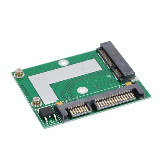 Half-Height MSATA MINI PCI-E SSD a 2.5in SATA3 Converter Adapter Card