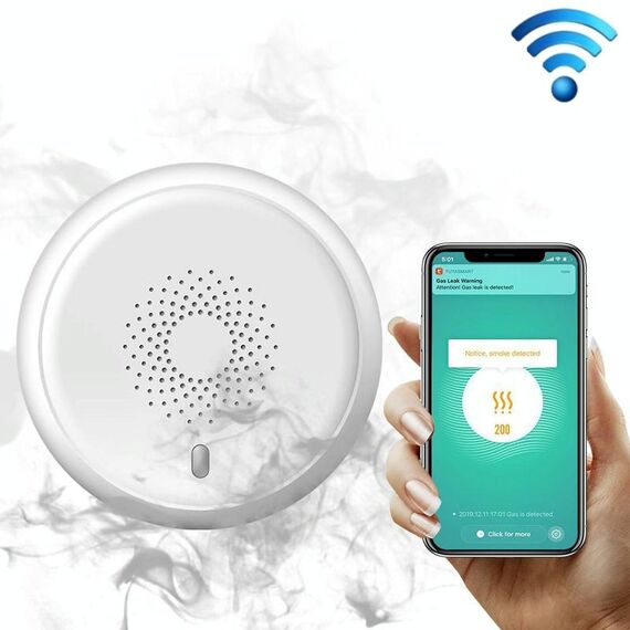 Rilevatore di fumo wireless Smart ZB-SMK-1