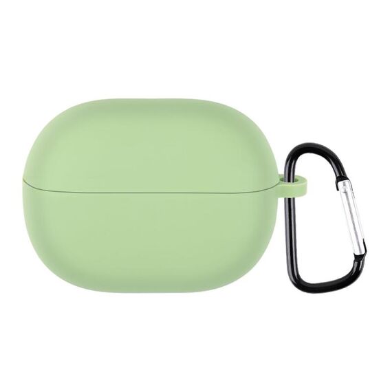 Per Xiaomi Redmi Buds 3 Lite Custodia protettiva per auricolari in silicone con gancio (Matcha Green)
