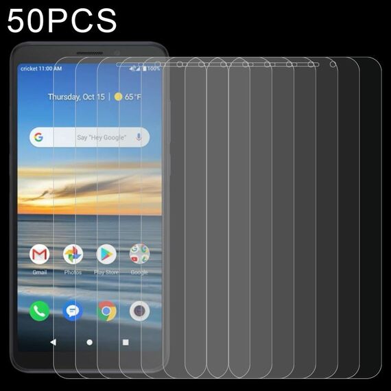 50 PCS 0.26mm Film in vetro temperato 9h 2.5D per Alcatel Lumos