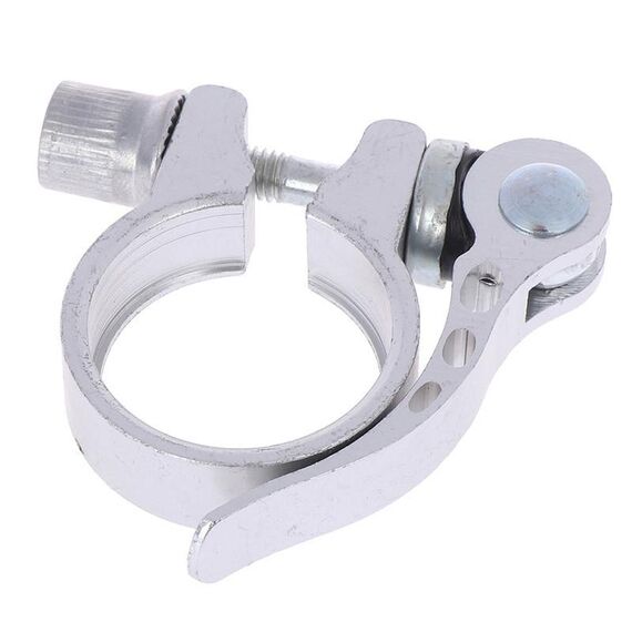 5 pezzi Accessori per biciclette a sgancio rapido Clip a sgancio rapido Bike Bike Post Morsetto, Dimensioni: 28.6mm (Argento)
