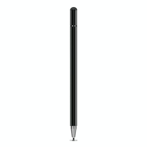 Penna stilo del touch screen capacitivo di ricarica rimovibile (nero)