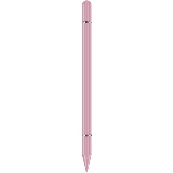 JB06 Universal Magnetic Nano Pen da punta + penna a disco Penna stilo per telefoni cellulari e tablet (oro rosa)
