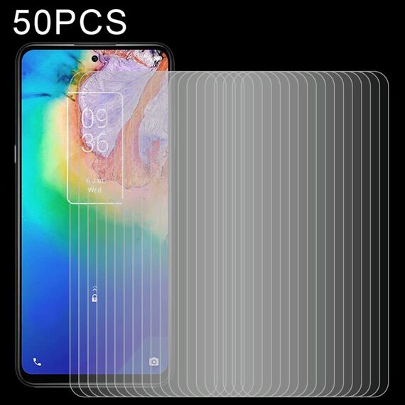 Per TCL 20 5G 50 PCS 0.26mm 9h Film in vetro temperato 2,5D