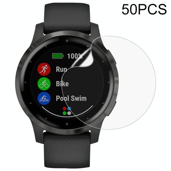 Per Garmin Vivoactive 4 50 PCS Soft Hydrogel Film Protector dello schermo dell'orologio